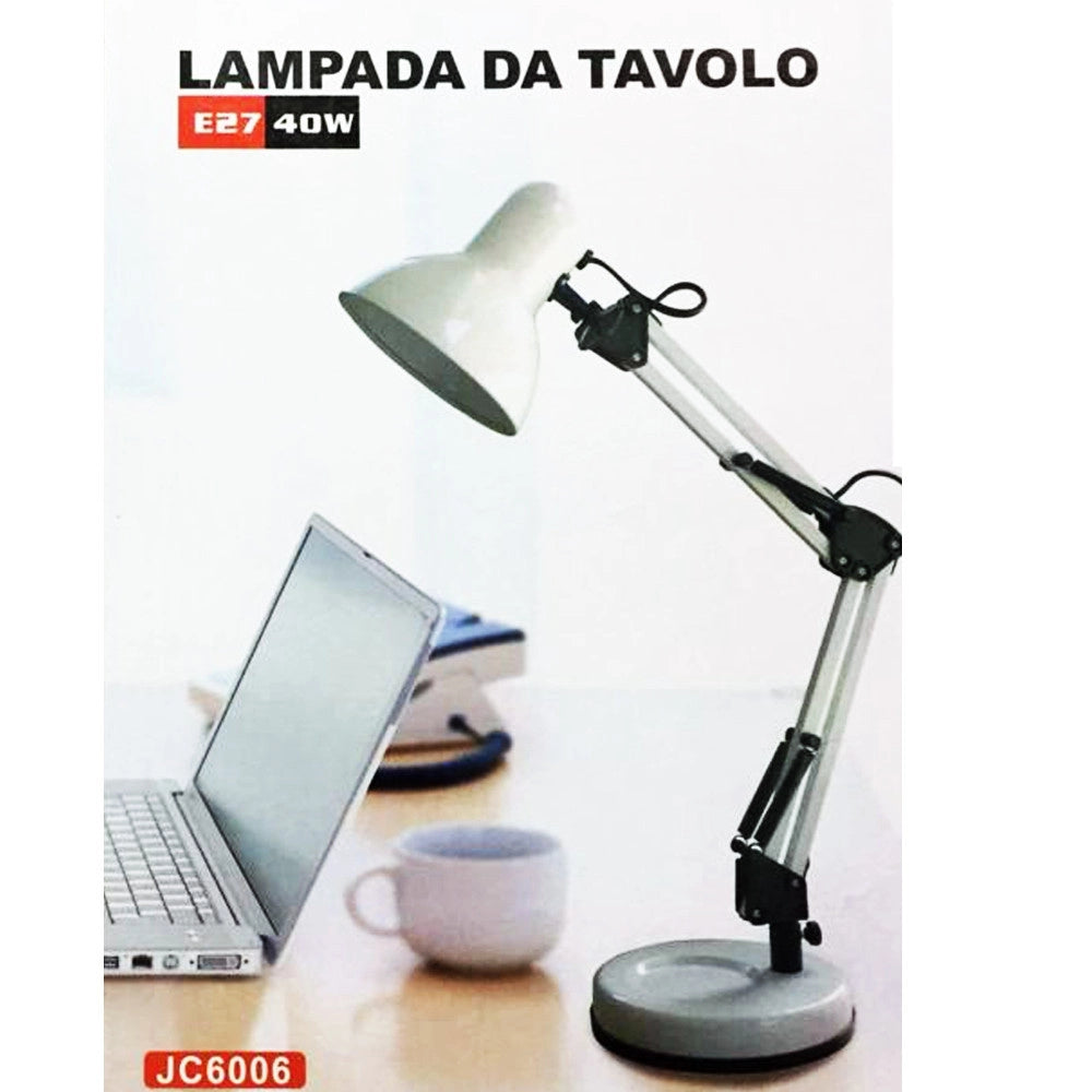 Trade Shop - Luce Lampada Da Scrivania Braccio Snodabile Luce Tavolo Casa Ufficio Estetista -