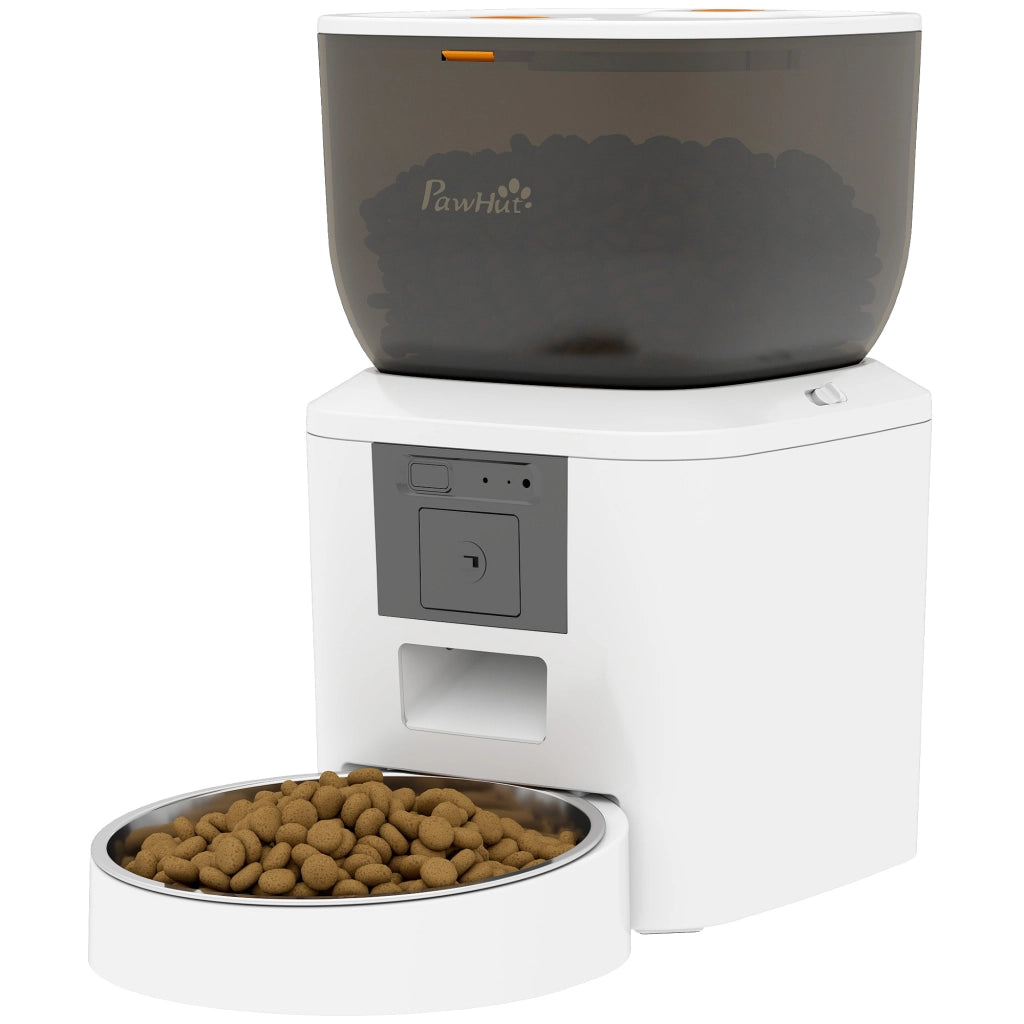 Dispenser Cibo per Gatti con Videocamera ¨C Minimal ¨C 2.4 GHz Wi-Fi, App, 4L