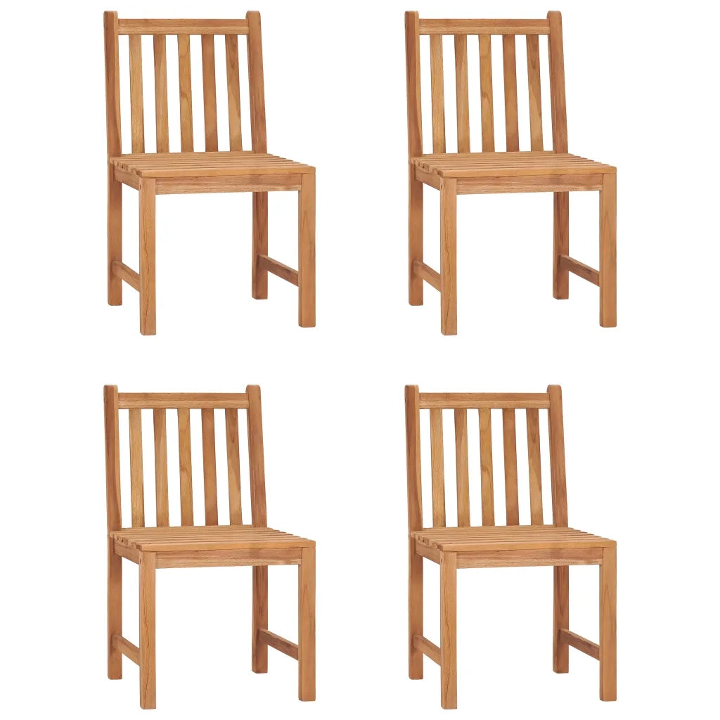 Set da pranzo da giardino 5 pz 150x90 cm in legno massello di teak