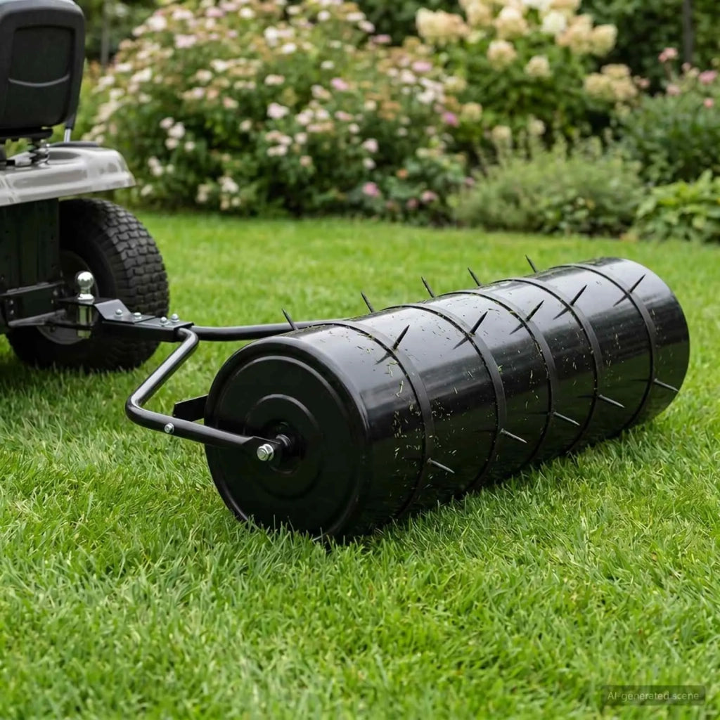 Rullo per prato da giardino con morsetti per aeratori Acciaio 3422170