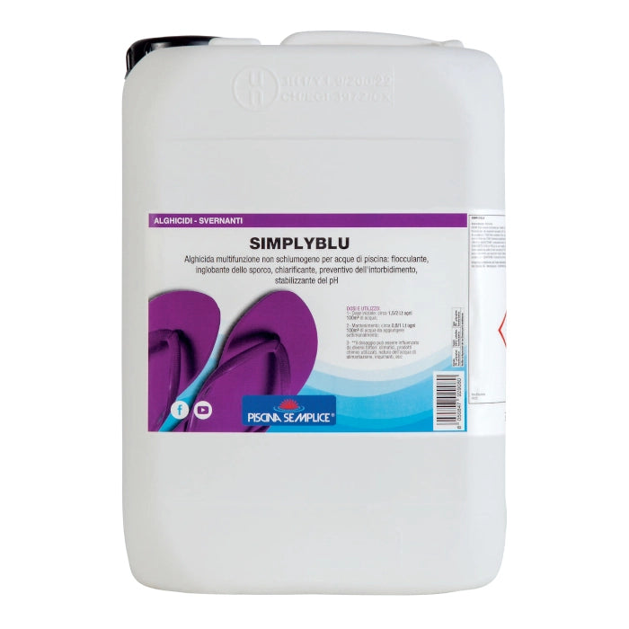 Simply Blu 10 Kg - Prevenzione Di Alghe E Batteri In Piscina