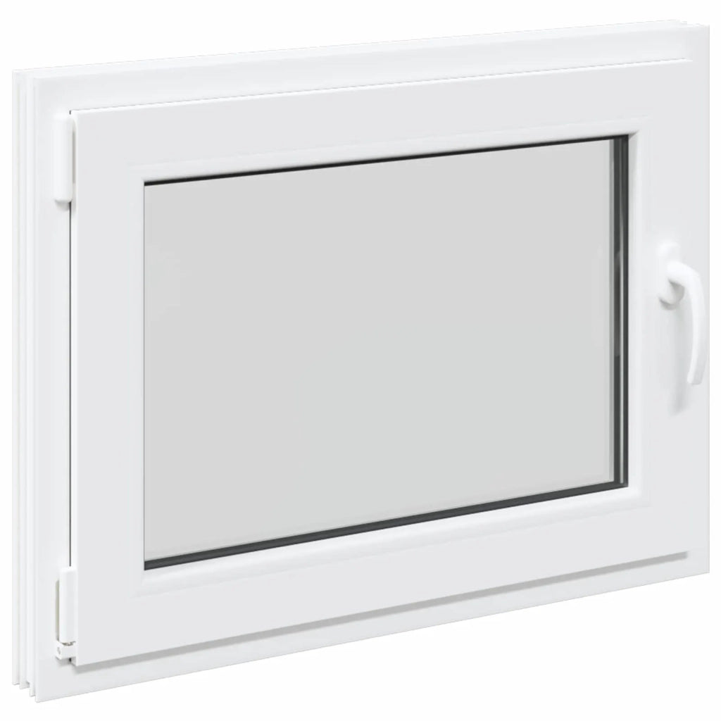 Finestra per Soffitta RISOR Bianco 80 x 50 cm PVC e Vetro 42047197