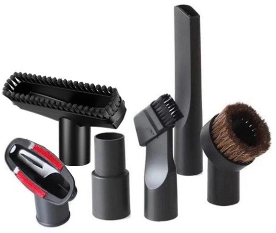 Accessori per aspirapolvere 6 in pack, adatto per aspirapolveri con diametro interno di 32 mm, nero