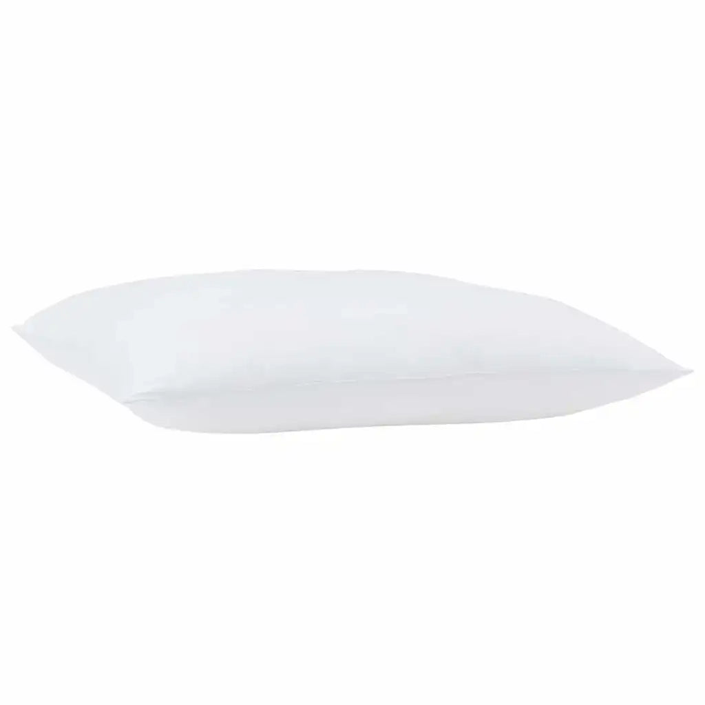 Cuscino 2 pcs Bianco 80 x 60 x 20 cm Cotone e Poliestere 42007810