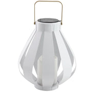 Lanterna solare LED bianca IP44 metallo AHOBRO Polux