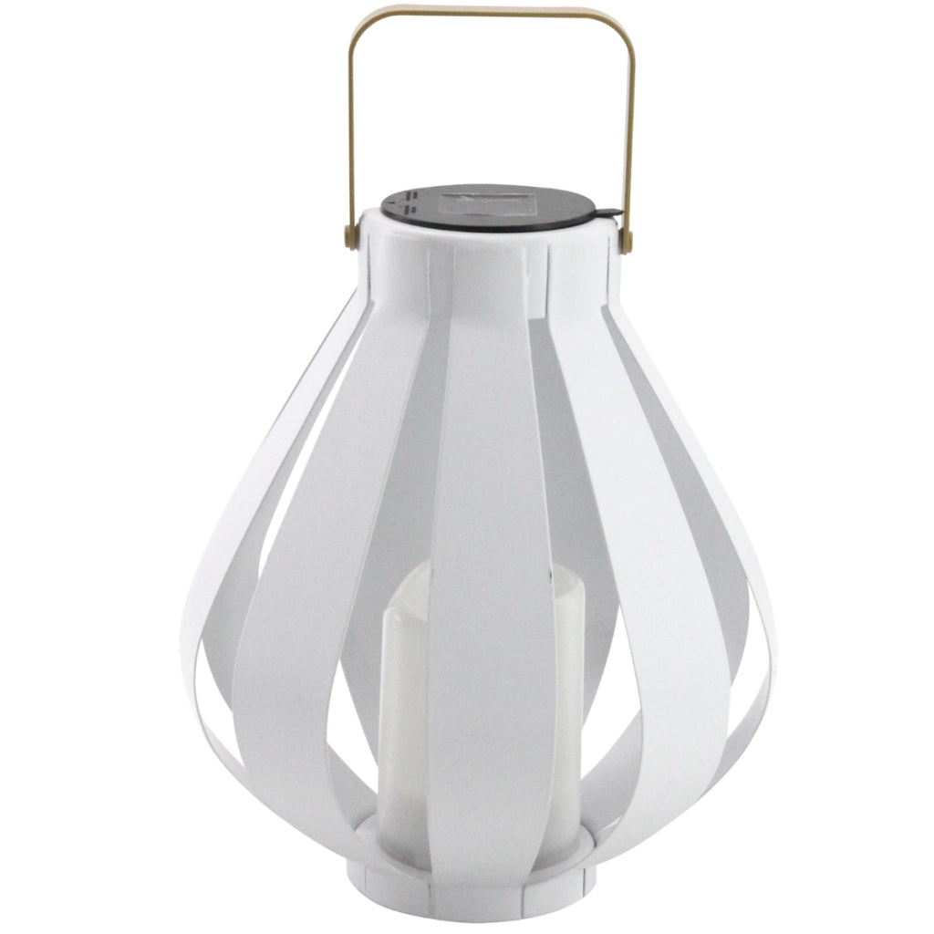 Lanterna solare LED bianca IP44 metallo AHOBRO Polux