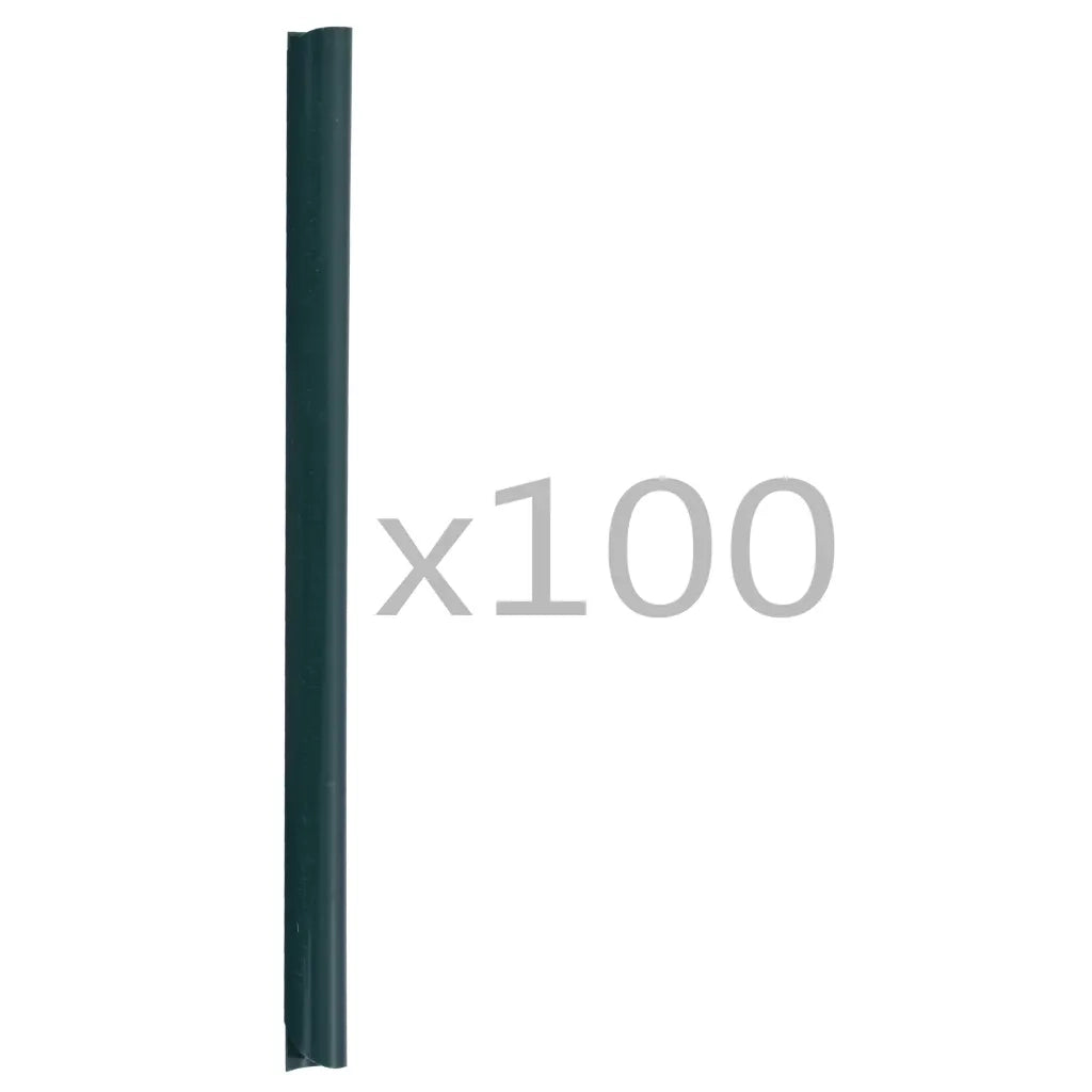 Clip per Strisce Recinzioni 100 pz in PVC Verde CFW4800979