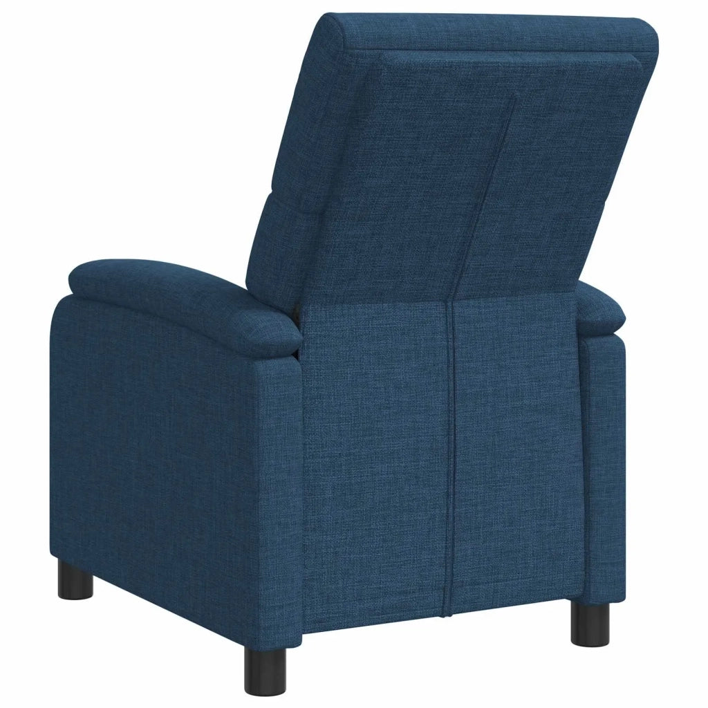 Poltrona reclinabile Blu Tessuto 42034997
