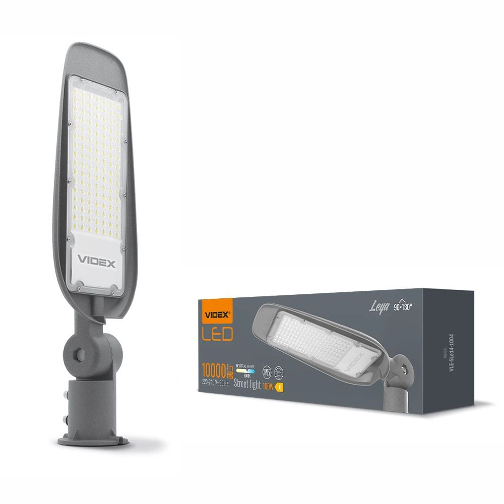 Testa lampione LED alluminio 100W 10000lm 5000K IP65 Videx