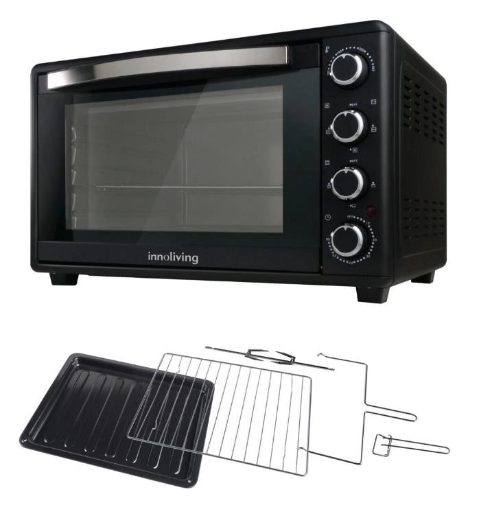 Forno Elettrico con Girarrosto Ventilato Capacità 45 Litri 2000 Watt