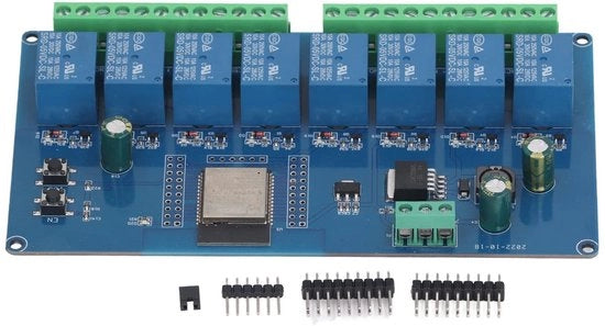 Modulo di realismo programmabile 8 canali con alimentazione DC 5-30V e ESP32 WiFi BLE per Smart Home - Controllo wireless e progetti di sviluppo.