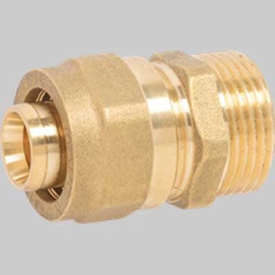 RACCORDO DIRITTO MASCHIO A STRINGERE APE  26 x 1     APE RACCORDERIE