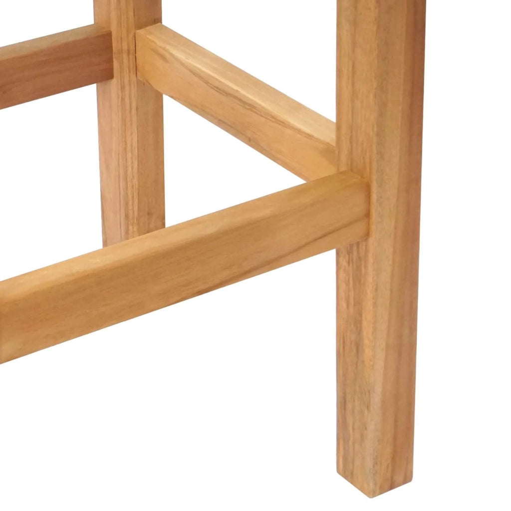Sgabello da bar 4 pcs Marrone Legno di teak solido 42030010