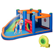 Casetta Gonfiabile per Bambini con Scivolo e Piscina ¨C Minimal ¨C 380x340x170cm