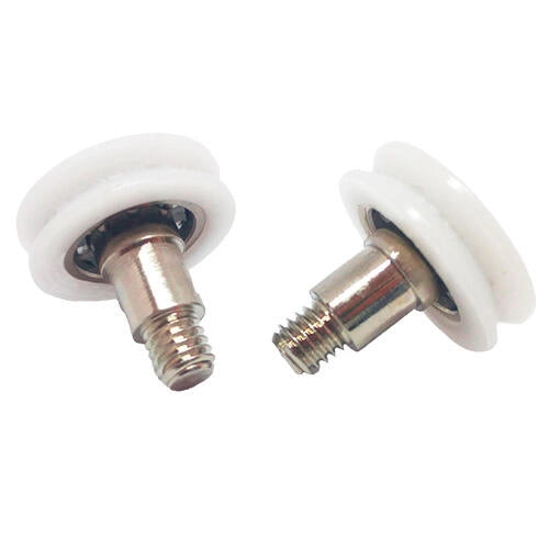 Cuscinetti per box doccia con scanalatura 22 Gipsy M6  Kit 2 pezzi