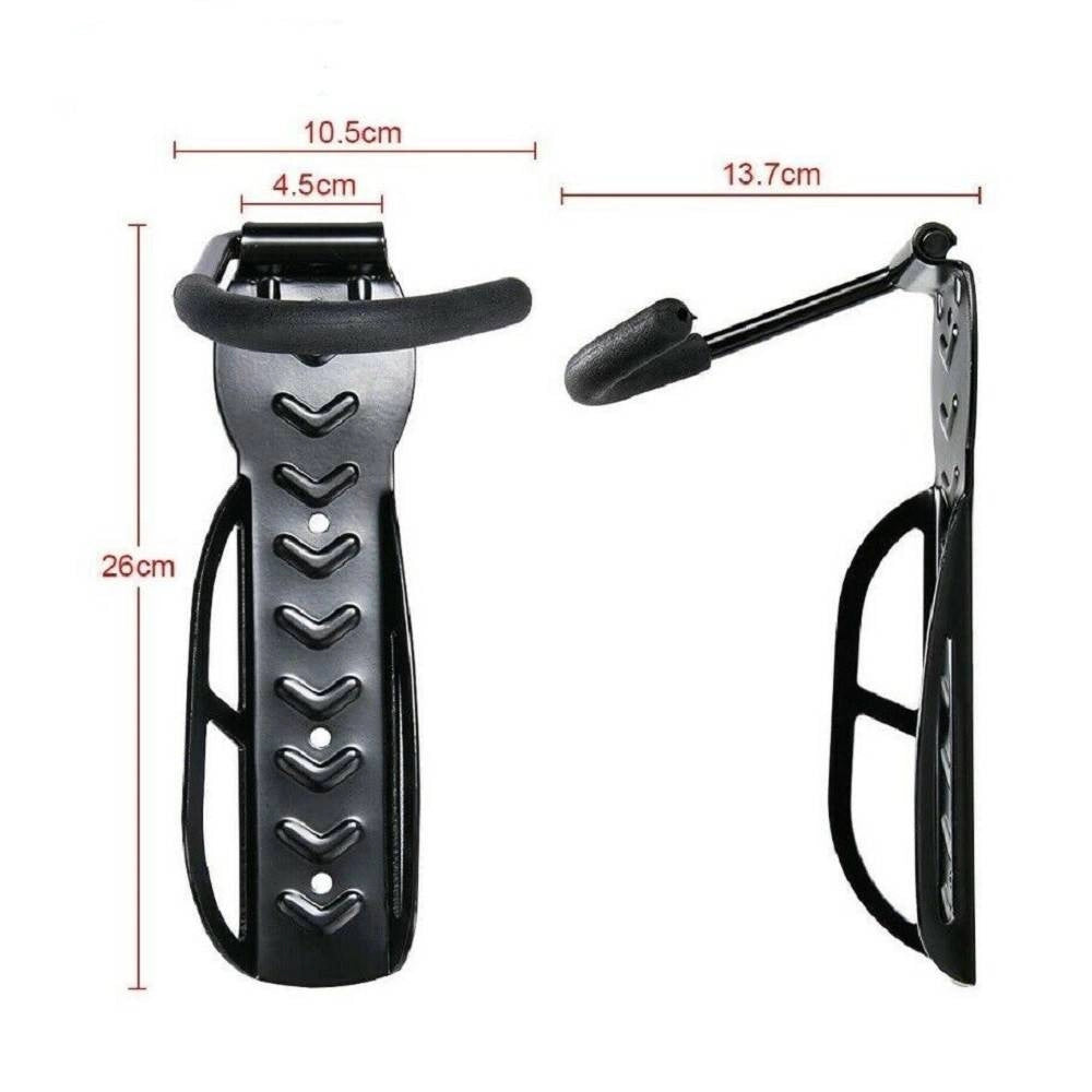 Trade Shop - Cavalletto Supporto Per Bici Bicicletta Da Muro Parete Salvaspazio Mountain Bike -