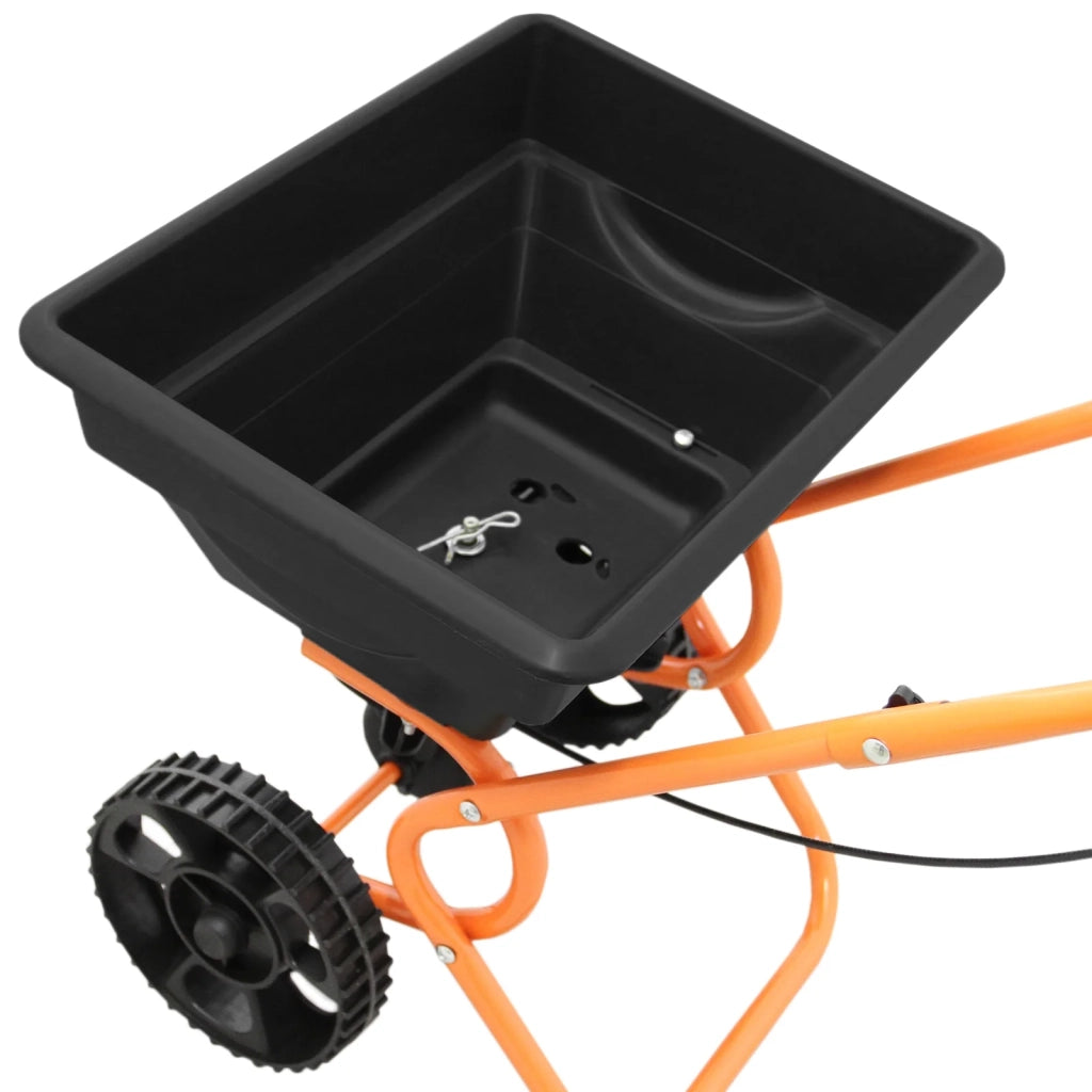 Carrello Spargitore Spargisale Seminatore Spargisemi Concimatore Spargiconcime 25KG