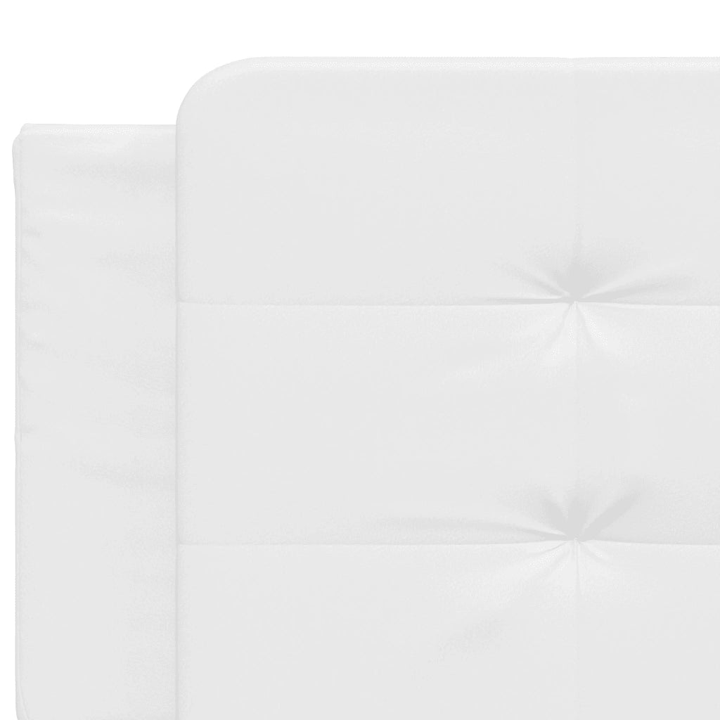 Cuscino Testiera Zadar Bianco 200 cm in Similpelle 374884