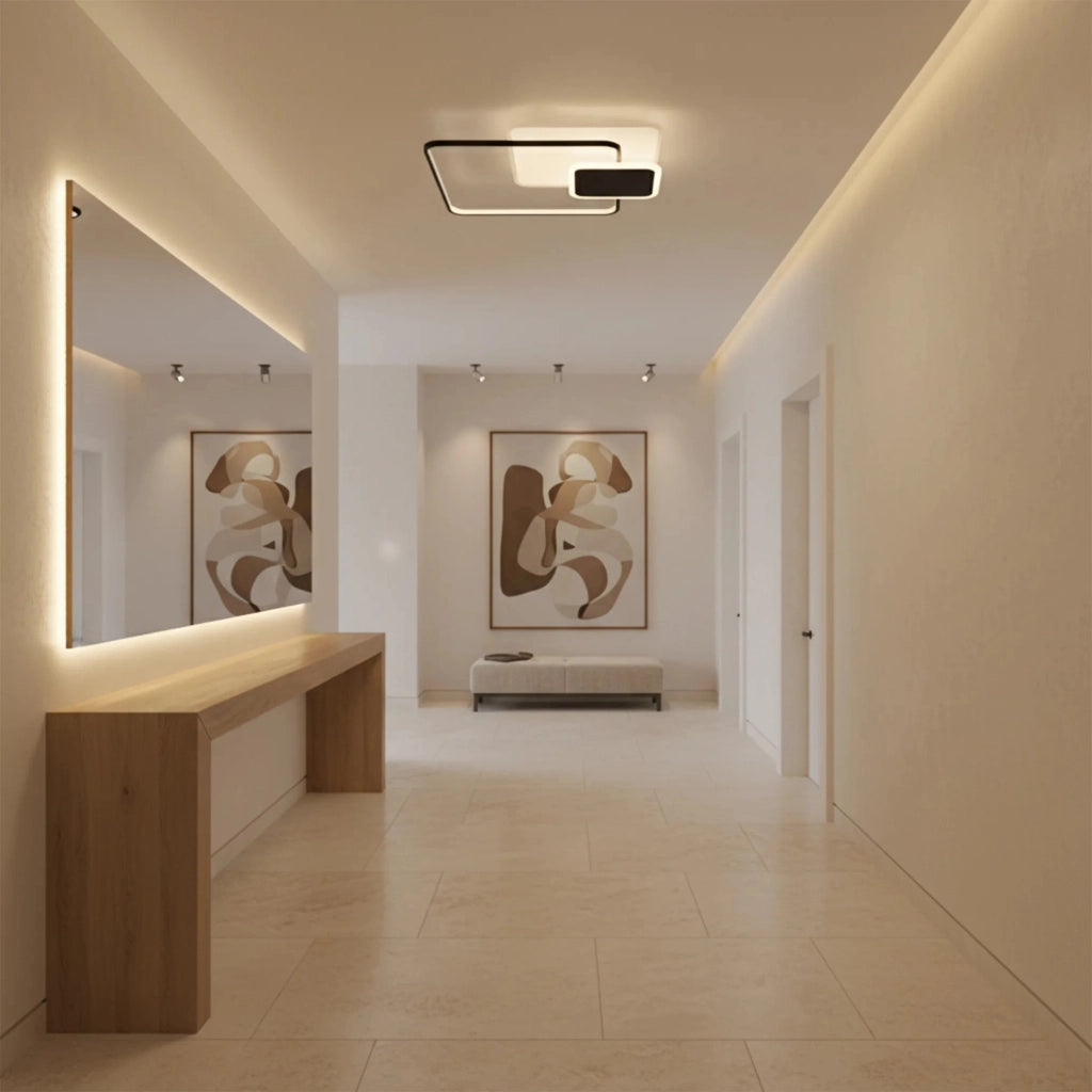 Lampada Da Soffitto App1712-c Black Led