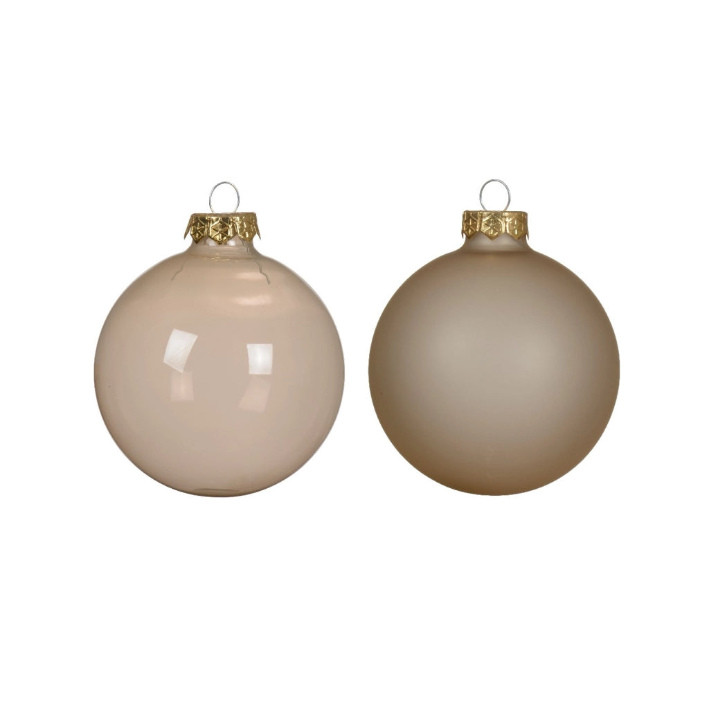Box 4 Palline Vt perla trasparente d8cm