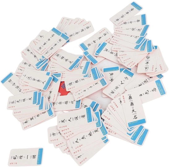 Carte di apprendimento per cinese e pinyin - Carta riciclata - Gioco educativo - Per bambini 4-8 anni - Migliora il vocabolario - Attività genitore-bambino - Carte di apprendimento