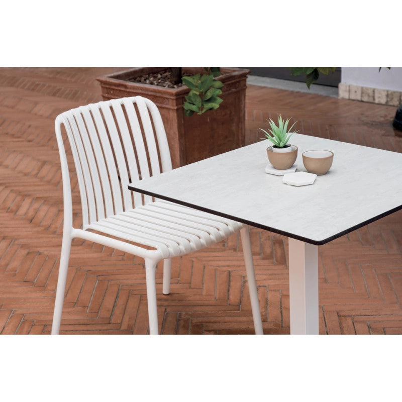 Piano In Alluminio 70X70 Bianco Moia