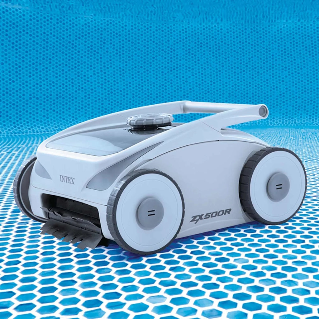 INTEX Aspiratore per Piscina Sopra Terra  Grigio e Nero PVC 42035637