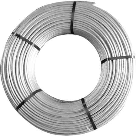FUNE ZINCATA COMMERCIALE Ø 10 mm - rotolo 25 mt