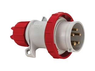 SPINA INDUSTRIALE VOLANTE ARGO ROSSA 3P+N+T 32A IP67- - cablaggio rapido 70165 - 1 pezzi FANTON