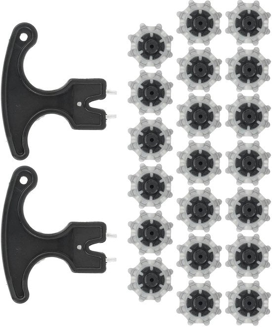 Sostituzione Spighe da Golf - 20 Pezzi - Punti Antiscivolo - Materiale TPU - Assorbimento dell'Impatto - Duraturo e Resistente al Fattore di Sostituzione - Spighe da Golf