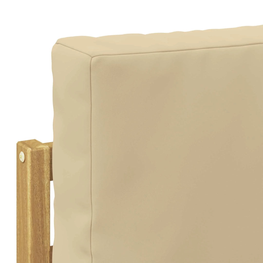 Set di divani da esterno con cuscino 4 pcs Bianco e Beige 3387572