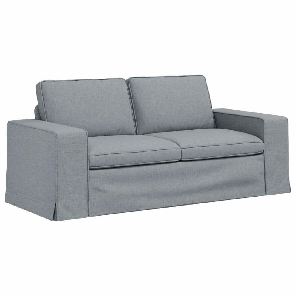 Divano Grigio chiaro 182 x 80 x 82 cm Tessuto