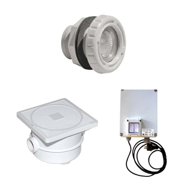Kit 2 Mini proiettori led Bianco - Per Illuminazione Piscina Numero pezzi: 3