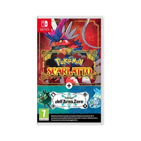 Nintendo pokémon scarlatto + pack espansione il tesoro dell’area zero - 10012279