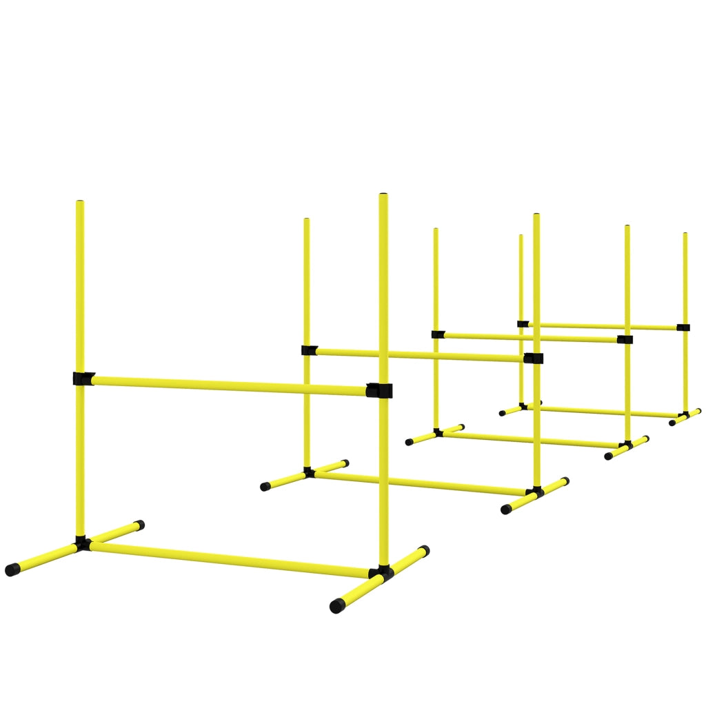 Set 4 ostacoli agility per cani ¨C Minimal ¨C Professionale con sacco trasporto