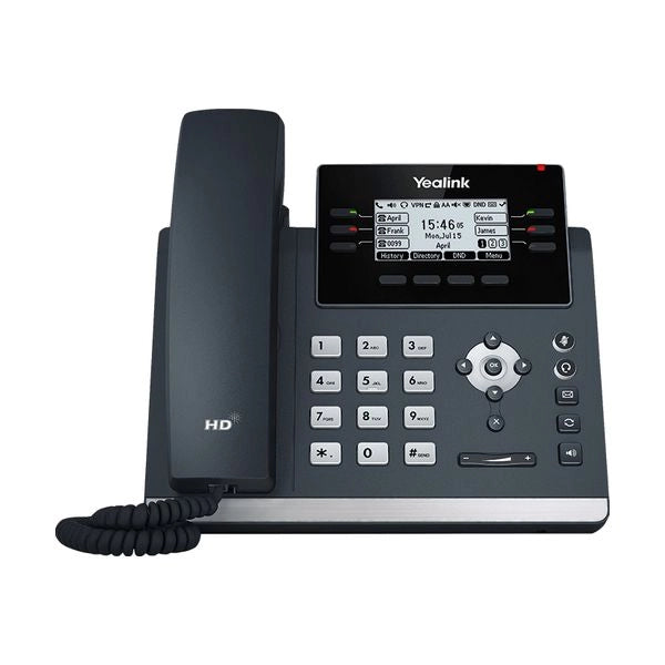 Yealink sip t42u telefono ip grigio lcd wi-fi - SIP-T42U