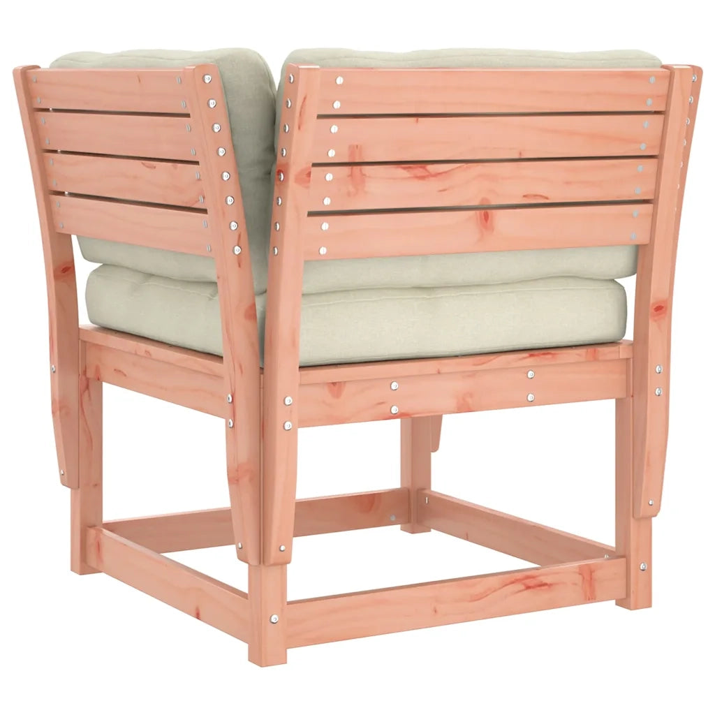 Divano Giardino Braccioli con Cuscini Legno Massello di Douglas 844697