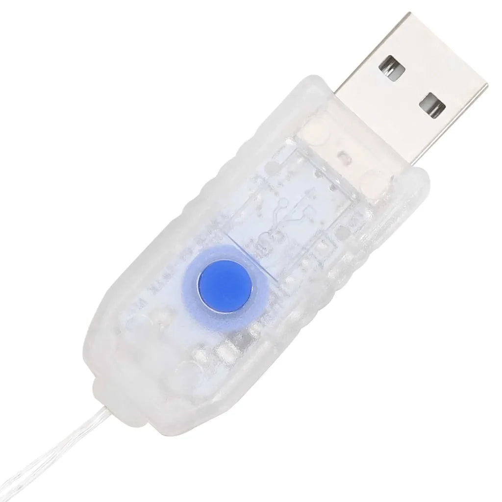 Ghirlanda Bianco caldo 75 x 75 x 8 cm PET 60 LED 42019133