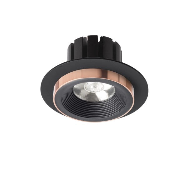 Faretto SHARM R I da incasso nero/nero rame 230V LED 10W 24° 3000K