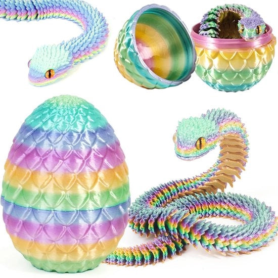 Slang 3D-bedritto 30 cm, movimento orizzontale, per ufficio, regalo, giocattolo