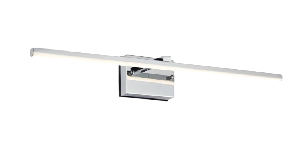 Applique bagno moderna cromo sopra specchio Lowell LED 9W