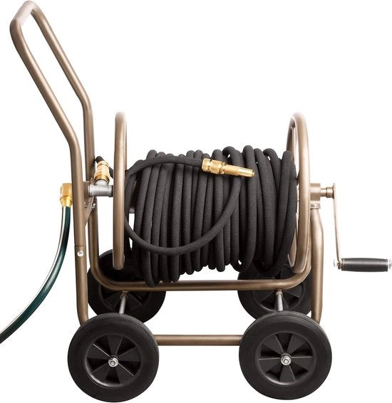 Slangwagen Deluxe - Ospitante per tubi da giardino - Adatto per 60 m - Multicolore - Acciaio