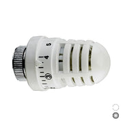 TESTA TERMOSTATICA CON SENSORE A LIQUIDO- Bianco- S.F.- pezzi 1