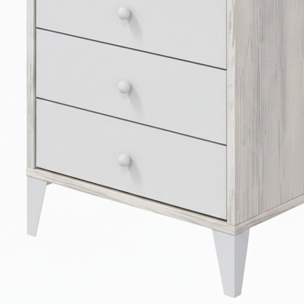 Manduria, Testiera Letto, 248x33 cm Bianco