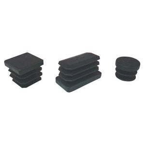 BL PUNTALE ALETTATO TONDO 24 MM NERO 8 PZ- 6,0 blister