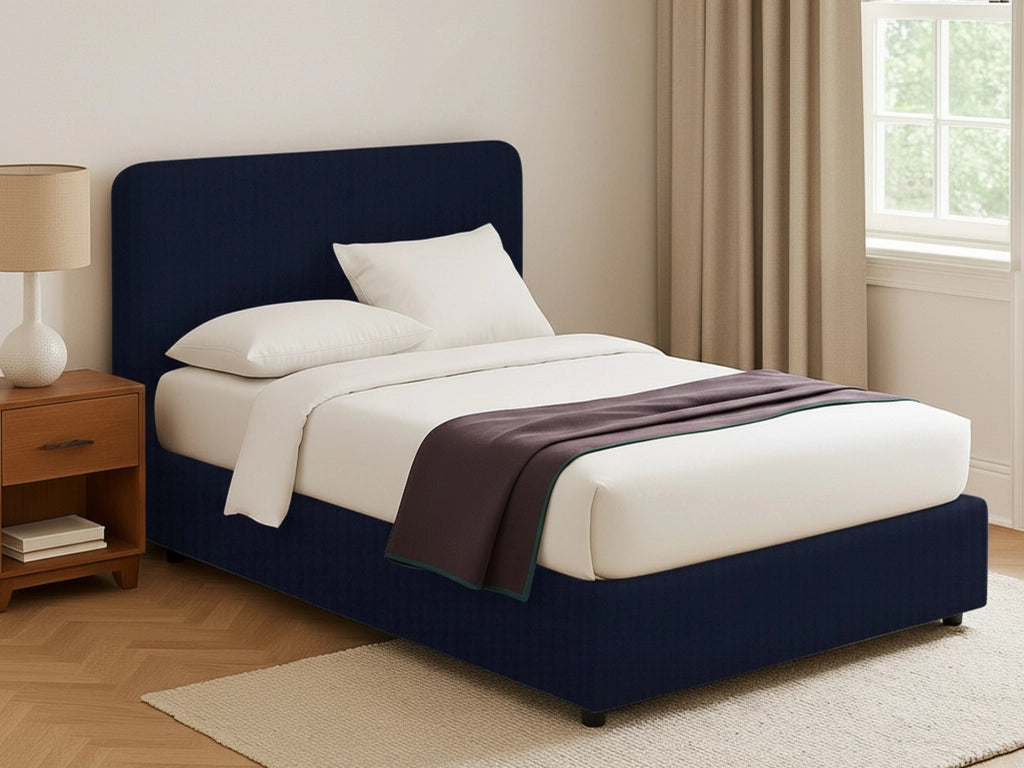 Telford, Letto Piazza e Mezza Sfoderabile Made in Italy, Viola Scuro
