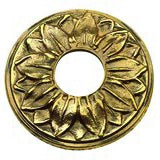 ROSONE DI RICAMBIO PER RUBINETTI ARTISTICI MOD. FIORE- Giallo 3/4- DH- pezzi 1