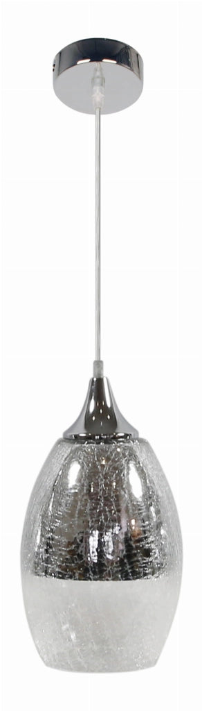 Lampada a sospensione Candellux Celia cromata Ø16 E27