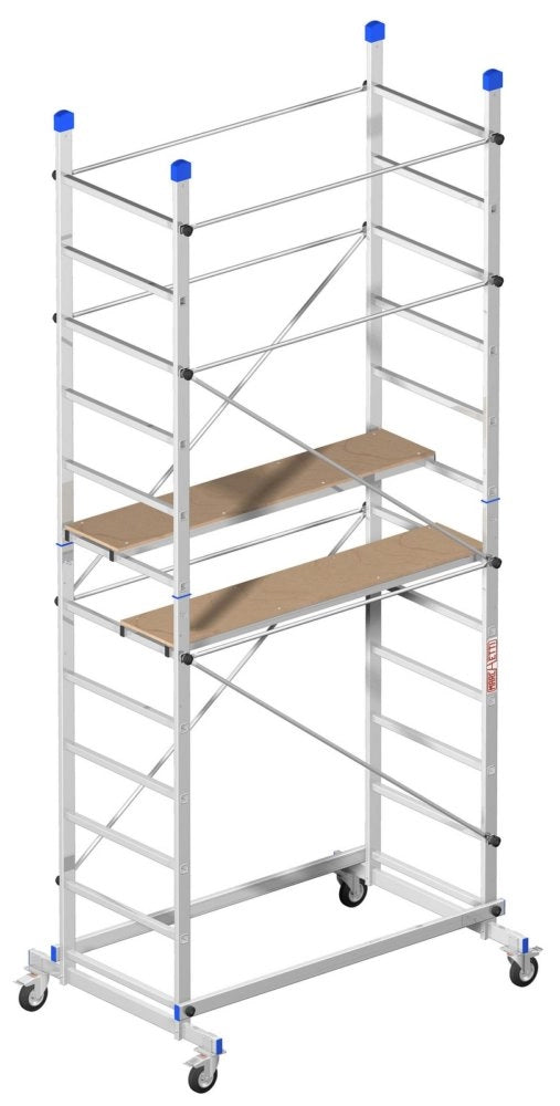 1pz ponteggio alluminio "zeus" cm.157x100x360h cod:ferx.93416