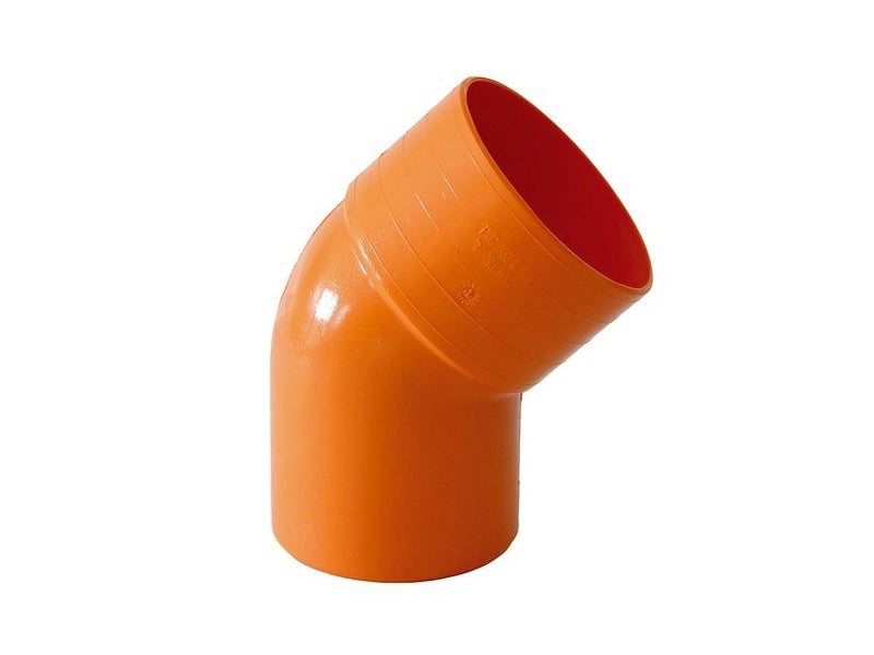 CURVA 45  ° IN PVC MASCHIO FEMMINA  EE ¸ 100    Idroweb